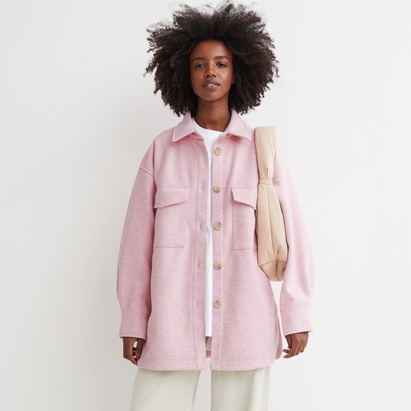 H&M Fleece shirt jacket - Picture 2 of 6